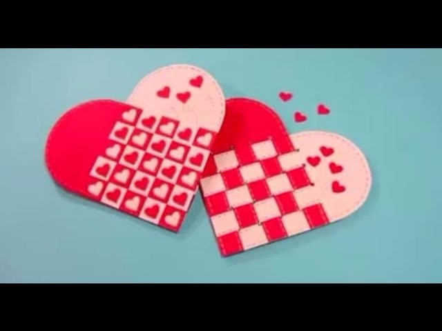 How to Make Twisted Heart Card - Valentine's Day Card - Tutorial .