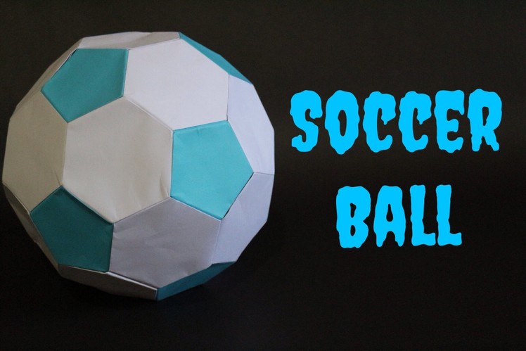 How To: Origami Soccer Ball Size 1 (Blue-White)