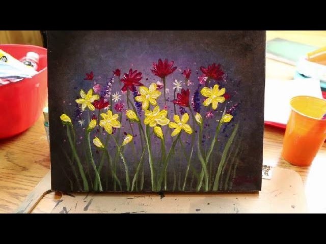 How to PAINT WILD FLOWERS - Lesson #3 of "How to Paint Flowers" (Series)