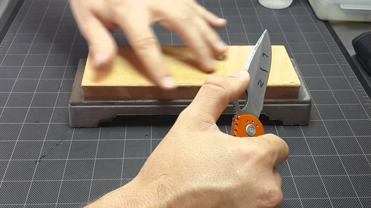 How to sharpen a recurve blade