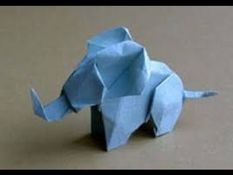 Origami Animals - How to make an Origami Elephant step-by-step