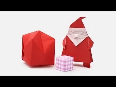 Origami Christmas - How to make an Origami Santa Claus step-by-step
