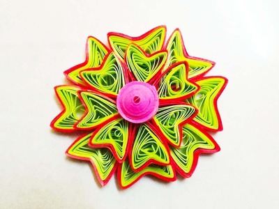 Paper Quilling: How To Make Beautiful 3Dquilling  Flower Using Paper Quilling art