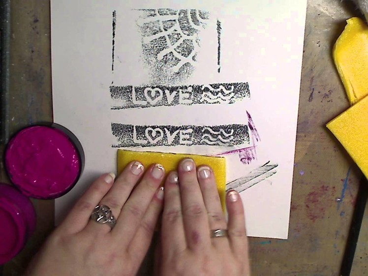 QUICK TIP! How to- make Stamps from foam trays-Recycle and Reuse!