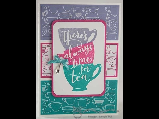 A Nice Cuppa Two Minute Technique Video - How to ink your photopolymer stamps using a mask