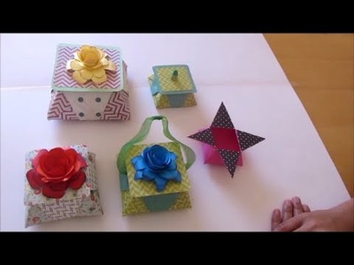 Art and Craft: How to make Origami star box with a lid