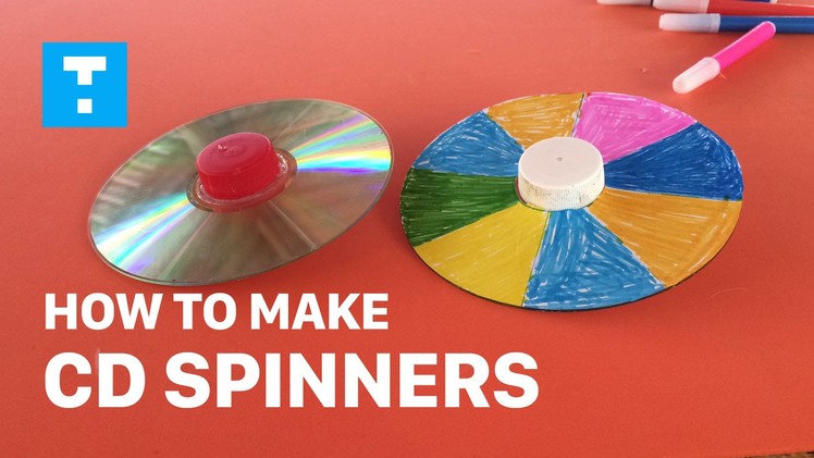 DIY - How To Make Toys For Kids - How To Make CD Spinners - Diy Caft For Children - HuTaNaTu