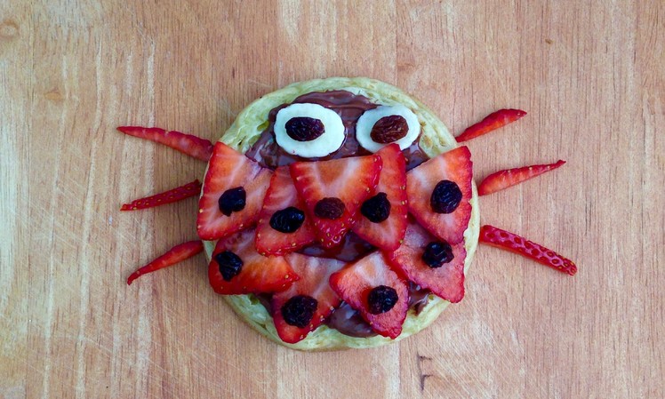 Easy recipe: How to make a ladybird crumpet