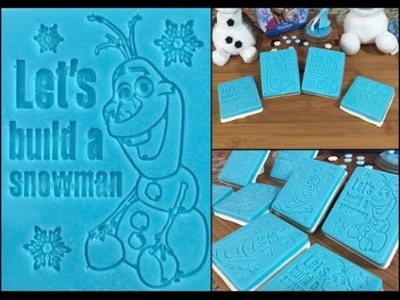 FROZEN Olaf Candy Bars Wilton Mold(How To)