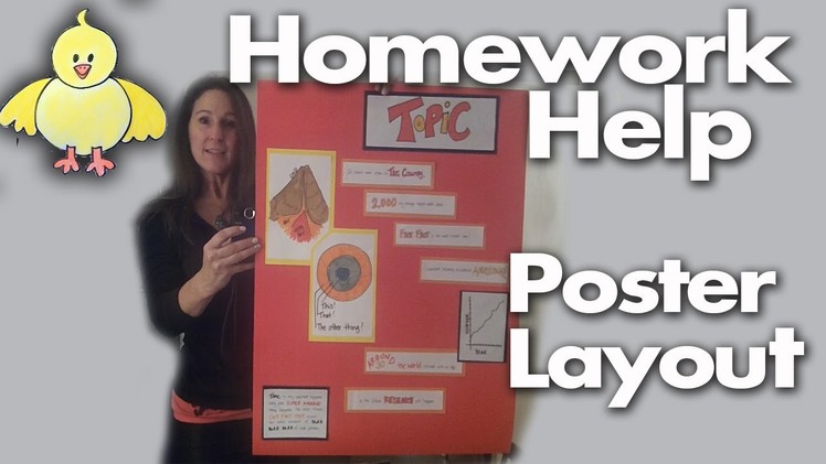 Homework Help:  How to Design, Create and Layout a Poster Project