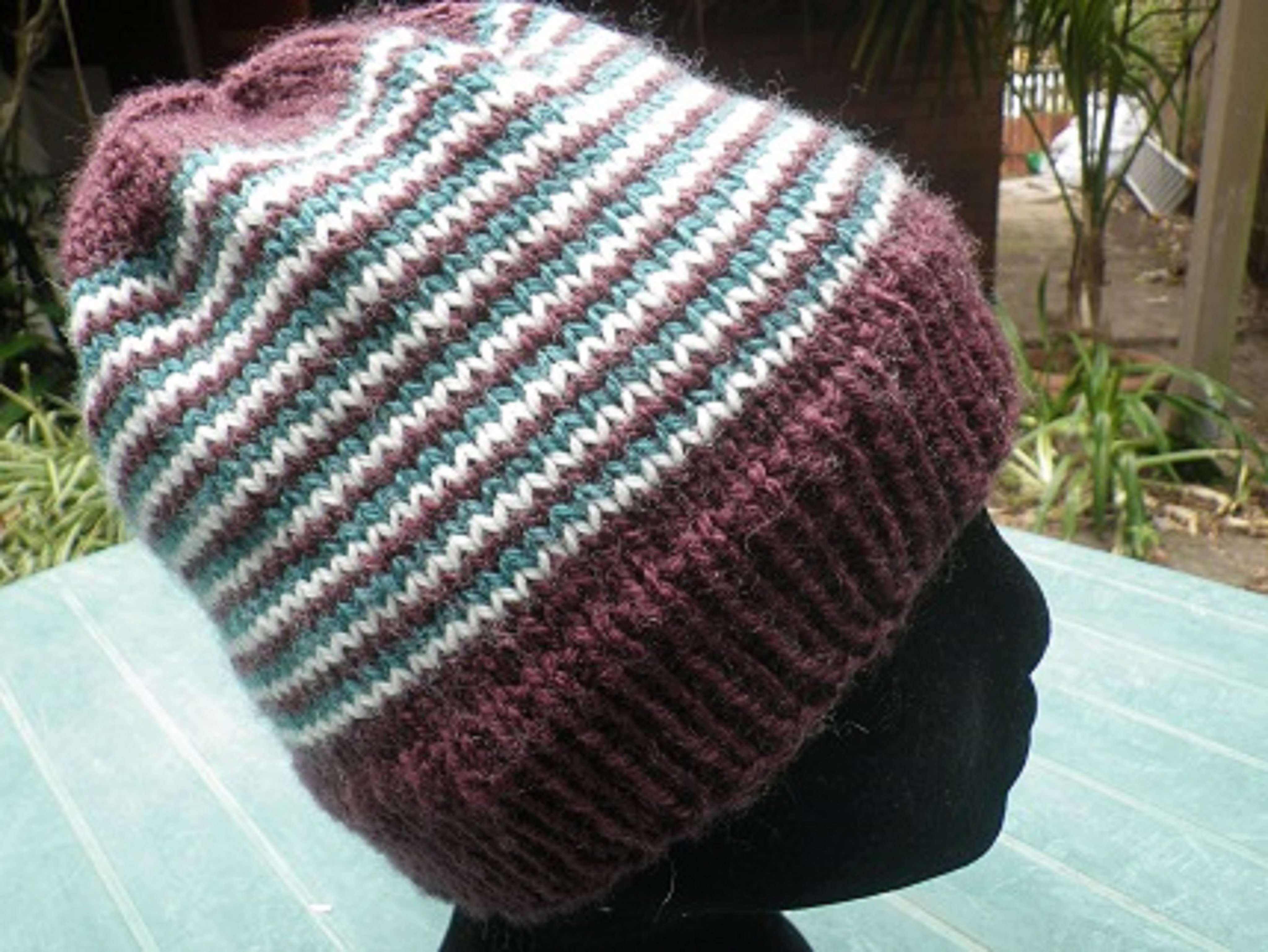 How to Begin Knitting Helix Stripes, Starting Helix Stripes, How to