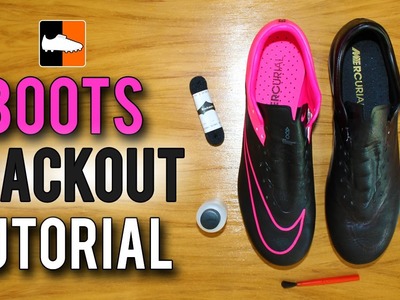 How to Black-Out Your Football Boots & Soccer Cleats