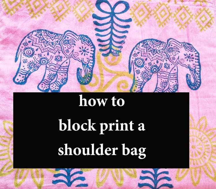 How to Block Print a Bag | Jamie Malden | Woodblock Printing