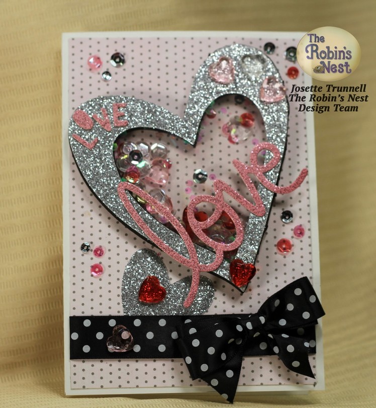 How to Create A Window Shaker Card with Fun Foam by Josette Trunnell