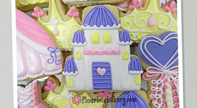 How to Decorate a Princess Castle Cookie