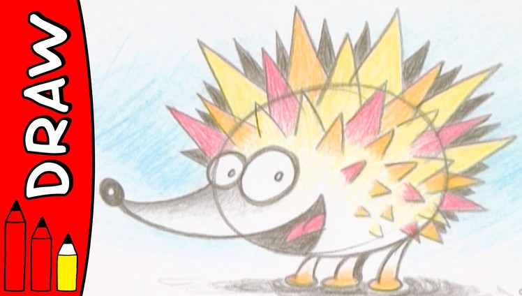 How To Draw A Hedgehog | Art Ideas For Kids | Øistein Kristiansen