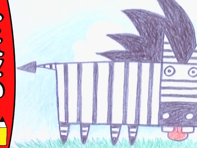 How To Draw A Zebra | Art Ideas For Kids | Øistein Kristiansen