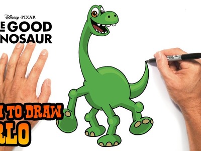 How to Draw Arlo (The Good Dinosaur)- Easy Art Lesson