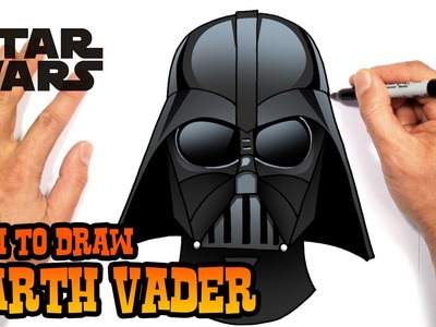 How to Draw Darth Vader (Star Wars)- Easy Art Lesson
