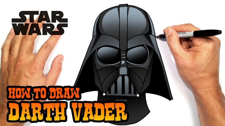 How to Draw Darth Vader (Star Wars)- Easy Art Lesson