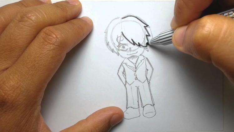 How to Draw Sanji From One piece.