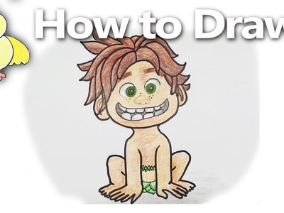 How to Draw  Spot from The Good Dinosaur  Step by Step