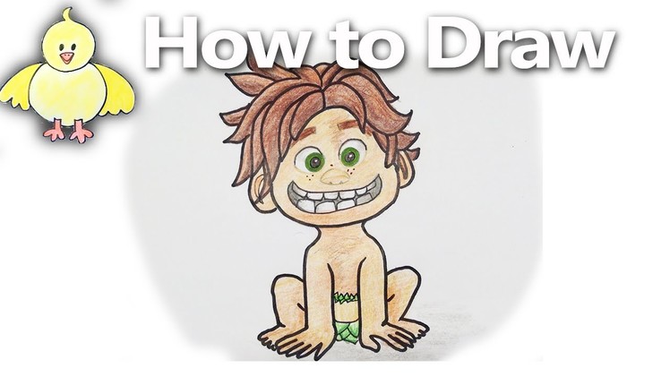 How to Draw  Spot from The Good Dinosaur  Step by Step