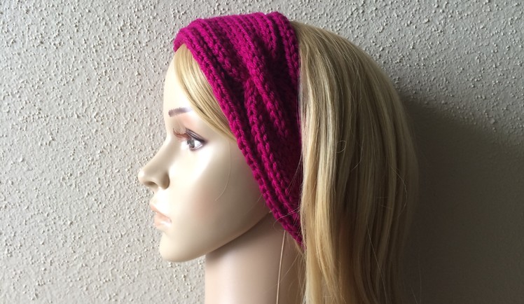 How To Knit A Chain Link Headband, Lilu's Knitting Corner Video # 51