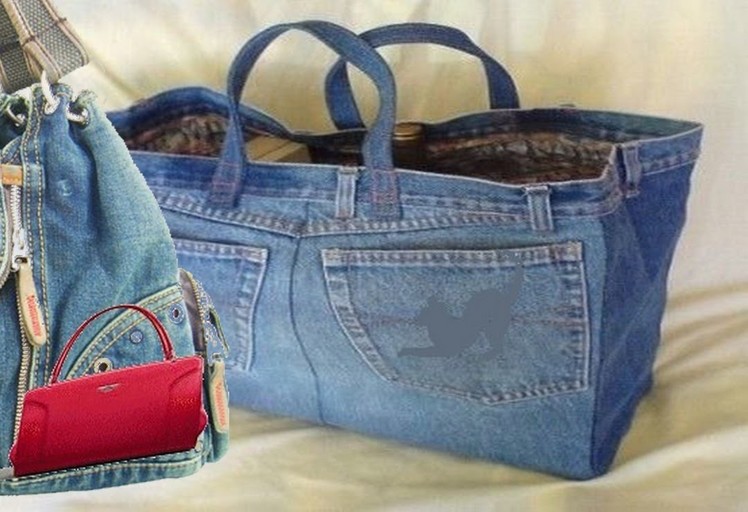 How to make a bag from Old jeans