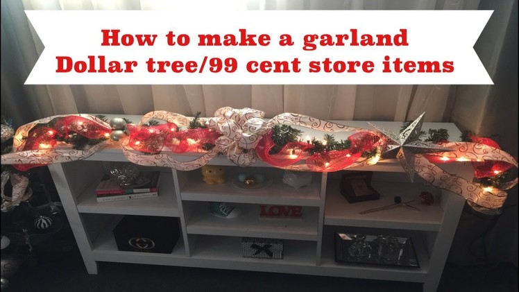 How to make a Christmas garland