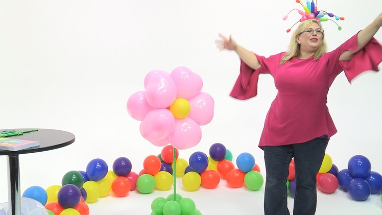 How To Make a Cute Balloon Flower (Oversized)