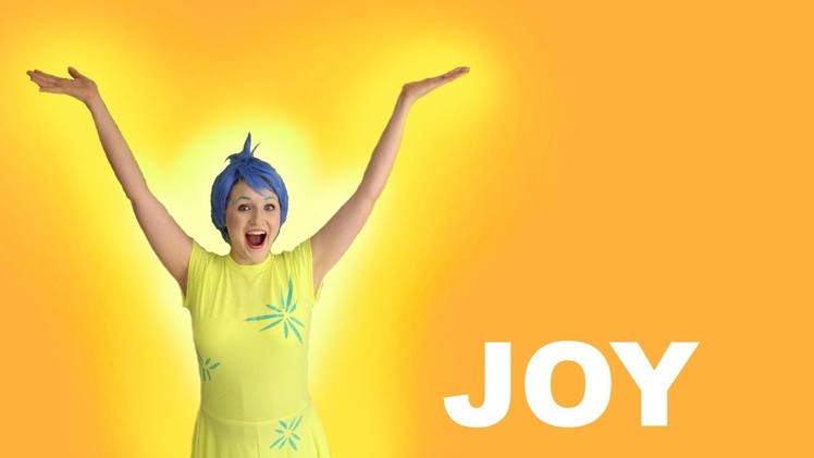 How To Make A Joy Inside Out Costume! Easy T-Shirt Dress