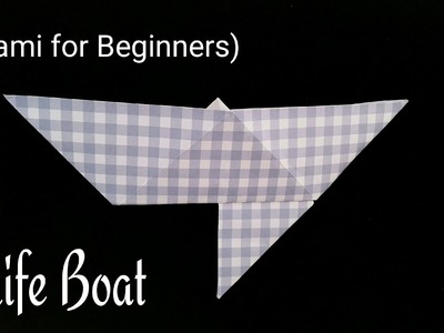 How to make a "Knife boat"  - Origami tutorial for Beginners