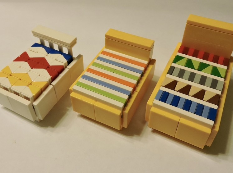 How To Make A Lego Bed With Mosaic Details