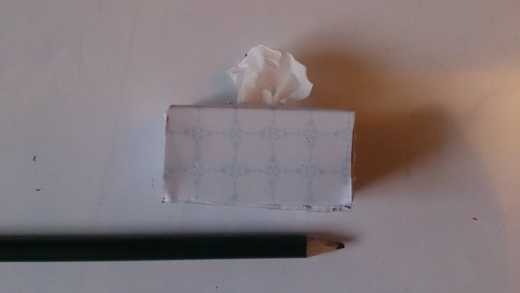 How To Make A Miniature Tissue Box (actually works and is refillable)