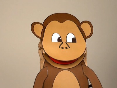 How to make a monkey puppet
