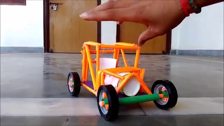 How to make a paper racing car - new concept - for kids