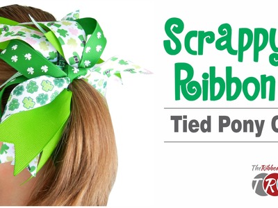 How to Make a Scrappy Ribbon Tied Pony O - TheRibbonRetreat.com