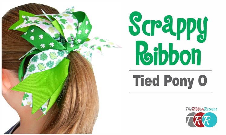 How to Make a Scrappy Ribbon Tied Pony O - TheRibbonRetreat.com