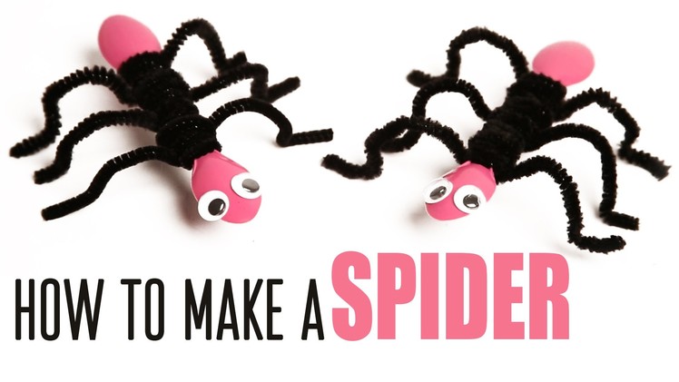 How To Make a Spider | DIY Spider | Arts And Craft | Learn Craft | Incy Wincy Spider