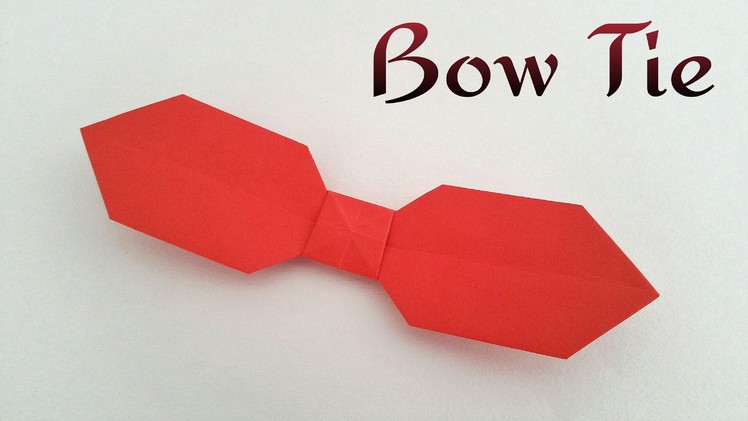 How to make an easy paper  "Bow tie 