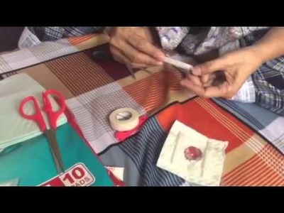 How to make an improvised colostomy bag by Tita Nerisa Balverde aka Iyay