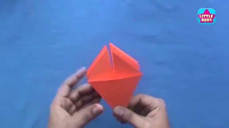 How To Make an Origami Lily Flower By Little Buds