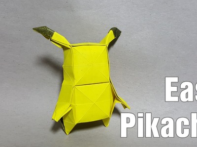 How to make an origami Pokemon - origami Pikachu easy (Henry Phạm)