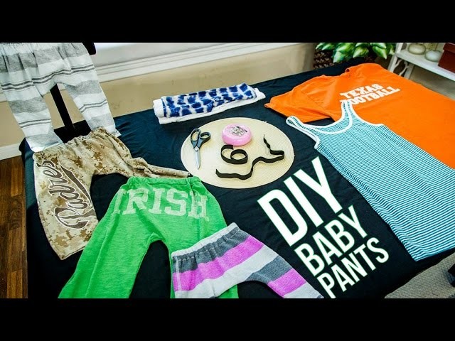 How to make baby pants from old t-shirts!