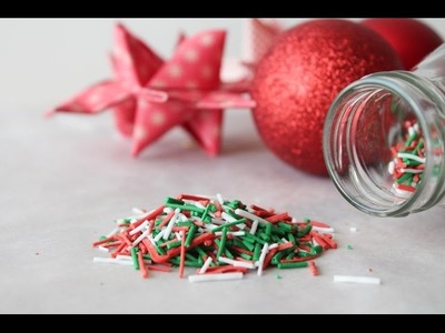How To Make Christmas Sprinkles - By One Kitchen Episode 334