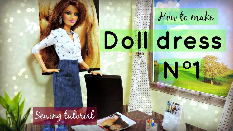 How to make doll dress N°1