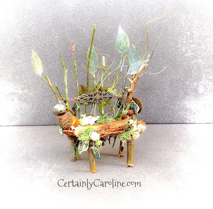 How to Make Fairy Furniture From Twigs, Updated