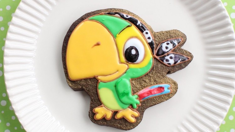 How to make Jake and the Neverland Pirates Cookies - Skully Decorated Cookie