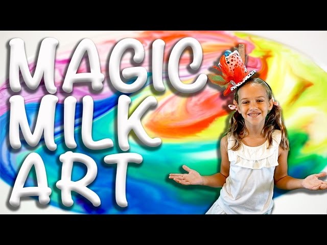 How to make Magic Milk Art. Science using milk, soap and food coloring!